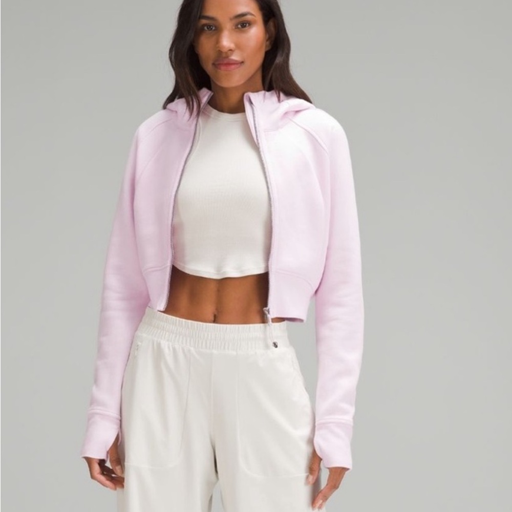 Lululemon scuba hoodie full zip cropped
